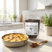 gałka-muszkatołowa-mielona-100g-Ceramiczne-naczynie-z-zapiekanym-kremowym-gratin-ziemniaczanym-w-złocistym-beszamelu-delikatnie-oprószone-mieloną-gałką-w-jasnym-i-naturalnym-świetle-kuchennym.png