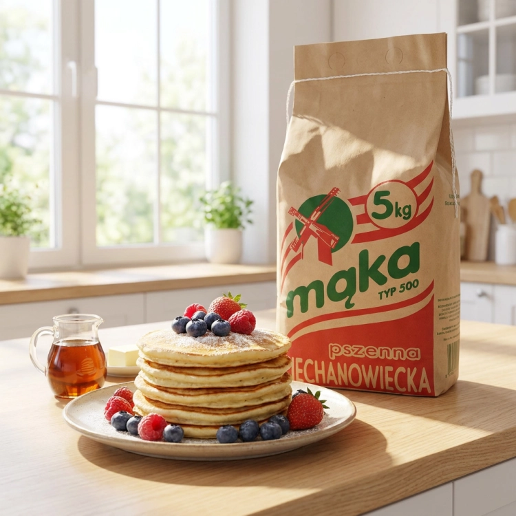 MĄKA PSZENNA TYP 500 5kg MŁYN CIECHANOWIEC-naleśniki-stos-puszystych-naleśników-z-jagodami-truskawkami-i-cukrem-pudrem-obok-dzbanek-z-syropem.png