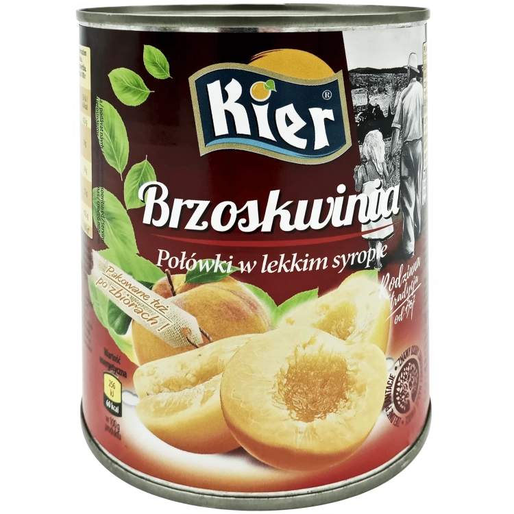 BRZOSKWINIE POŁÓWKI W LEKKIM SYROPIE 820g_KIER_MK.webp