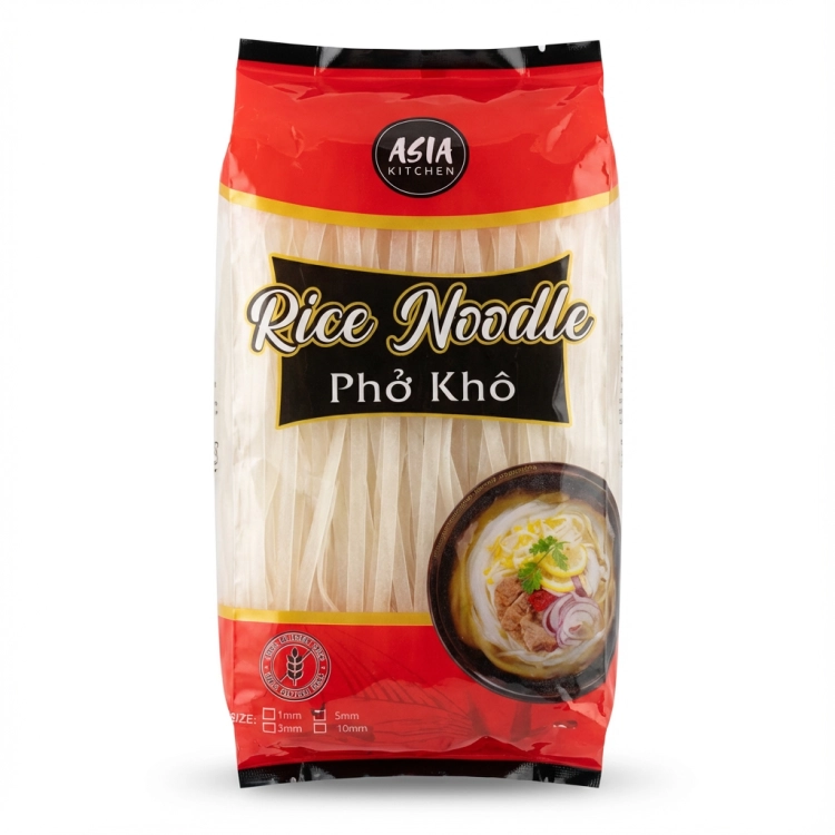 Rice Noodle-makaron ryżowy wstążka-Asia Kitchen.png