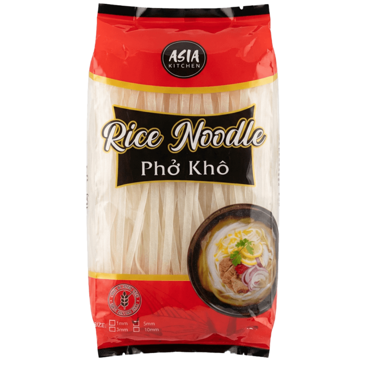 Rice Noodle-makaron ryżowy wstążka-Asia Kitchen.png