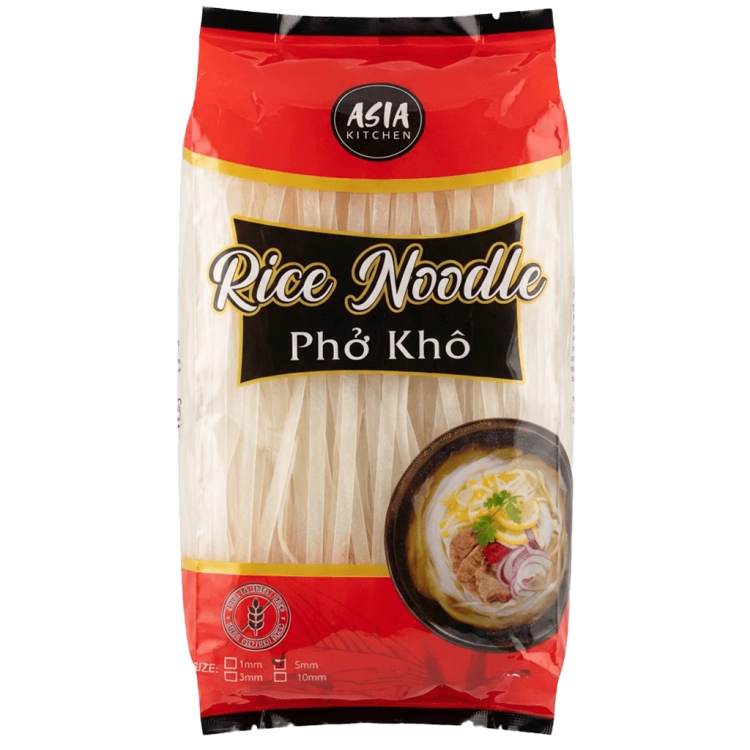 Rice Noodle-makaron ryżowy wstążka-Asia Kitchen.png