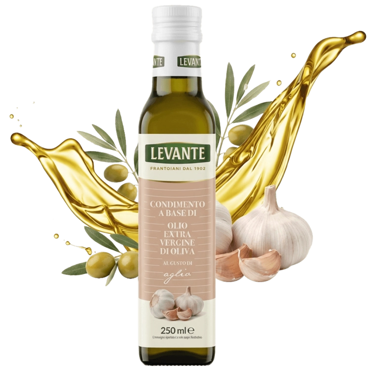 OLIWA EXTRA VERGINE Z CZOSNKIEM LEVANTE 250 ml++.png